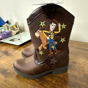 Disney Pixar Toy Story Woody Bullseye Cowboy Boots Toddler Youth Size 8